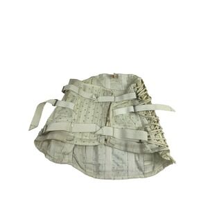 Antique Truform c. 1927 White Anatomical Support Strappy Adjustable Corset 1920s